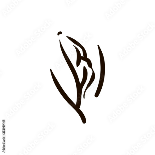 Vector woman vagina Icon illustration on white background