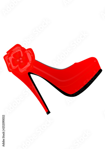 Fashion - red smart shoes