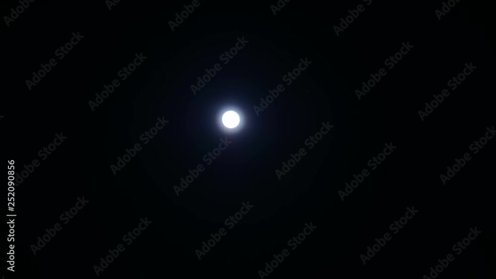 The night sky. Full moon. The night sky. Full moon.