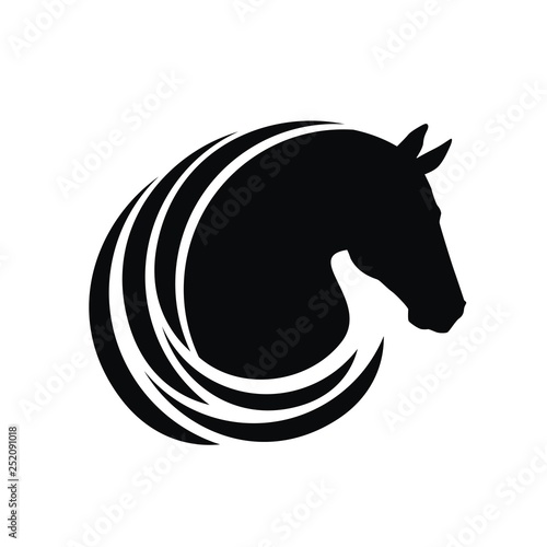 Horse silhouette