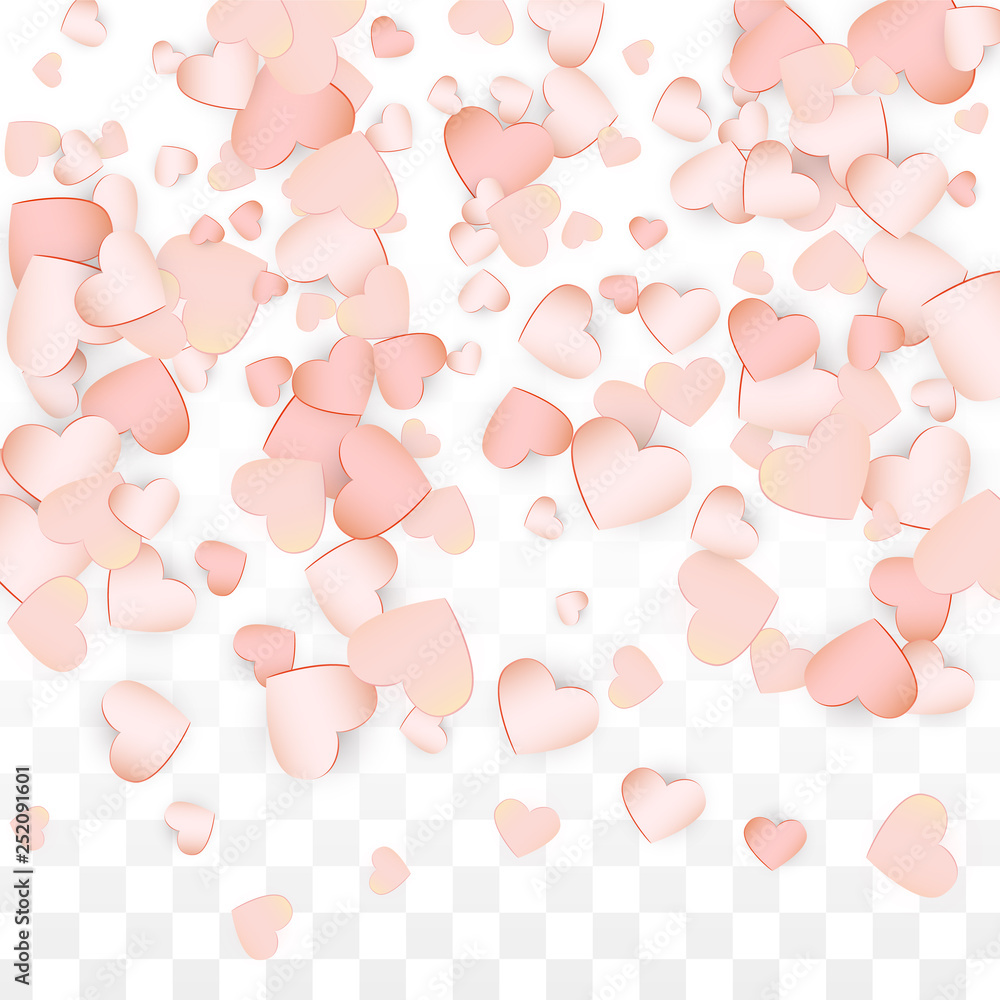 Love Hearts Confetti Falling Background. St. Valentine's Day pattern Romantic Scattered Hearts. Vector Illustration for Cards, Banners, Posters, Flyers for Wedding, Anniversary, Birthday Party, Sales. Love Hearts Confetti Falling Background. St. Valentine's Day pattern Romantic Scattered Hearts. Vector Illustration for Cards, Banners, Posters, Flyers for Wedding, Anniversary, Birthday Party, Sales.