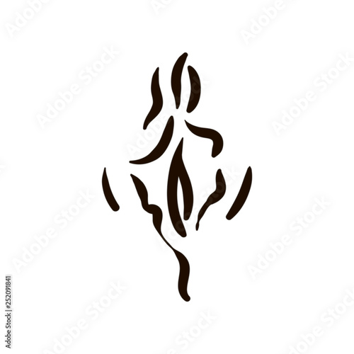 Vector woman vagina Icon illustration on white background