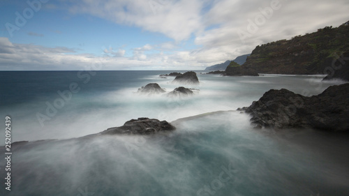 Langzeitbelichtung auf Madeira.