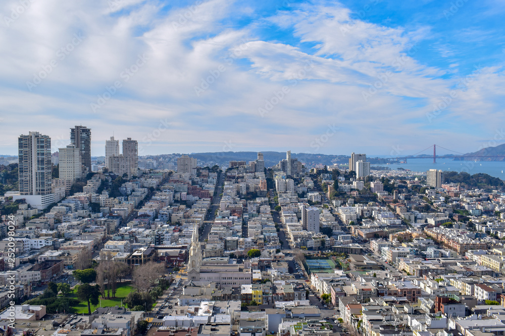 San Francisco Skyline - San Francisco Hills