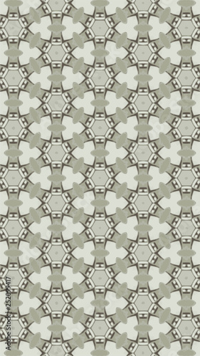 Ornate geometric pattern and abstract colored background