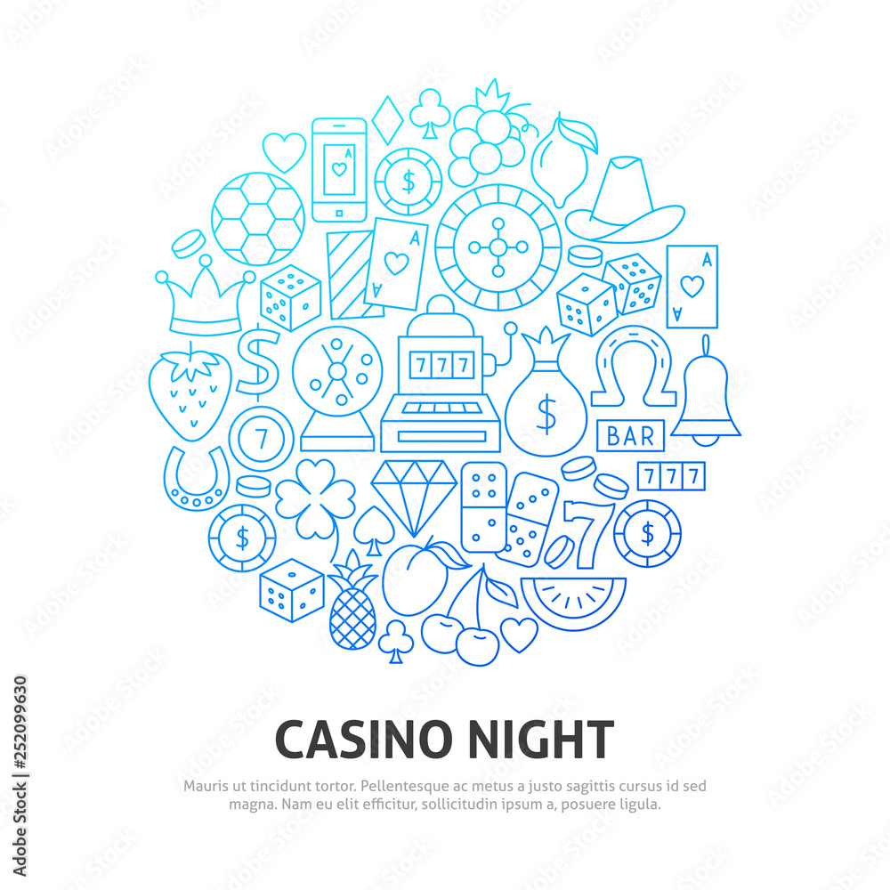 Night Casino Circle Concept