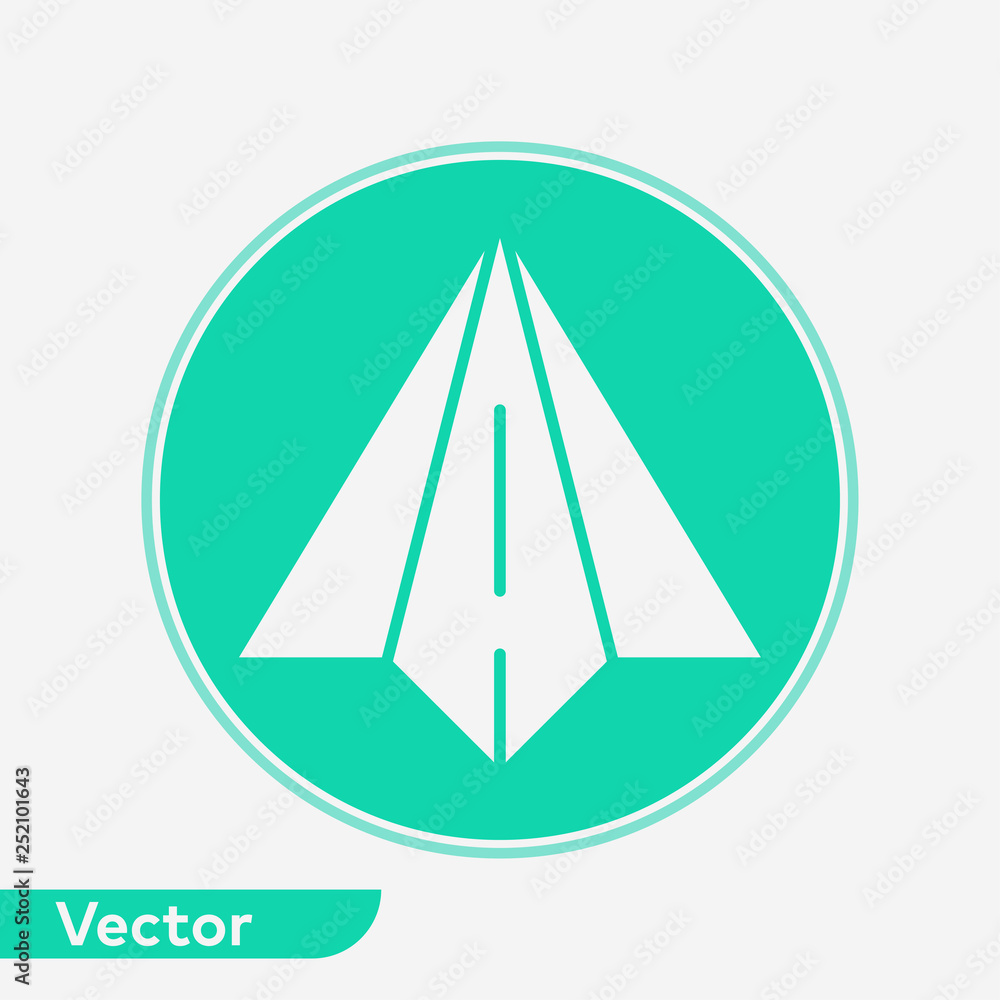 Paper plane vector icon sign symbol Paper plane vector icon sign symbol