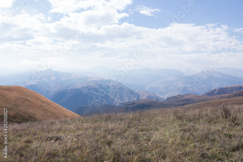 beautiful mountain landscape, Caucasus, Karachay-Cherkessia