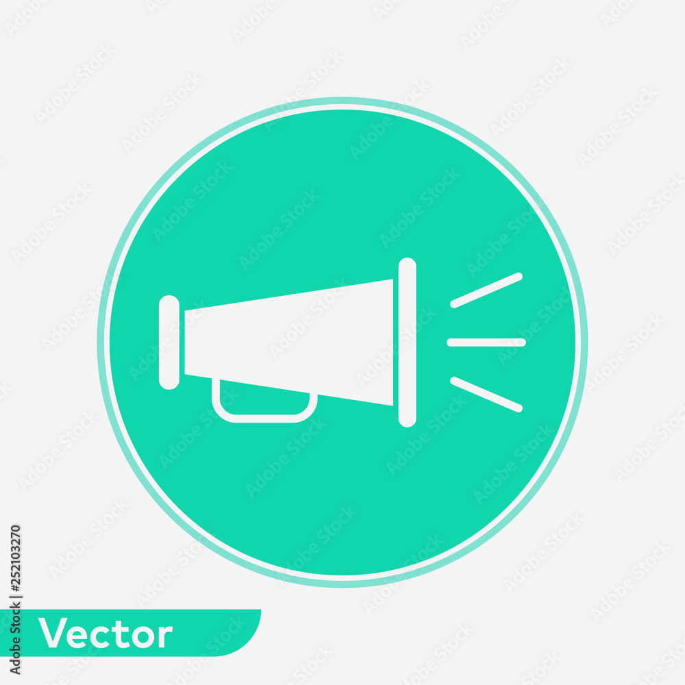 Megaphone vector icon sign symbol Megaphone vector icon sign symbol