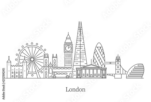 London city skyline.