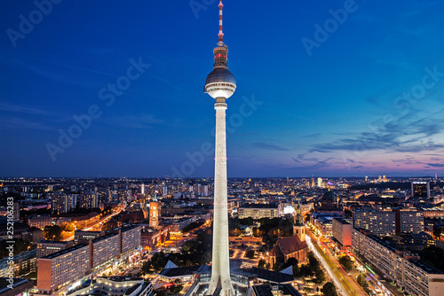Tv tower in Berlin  Germany