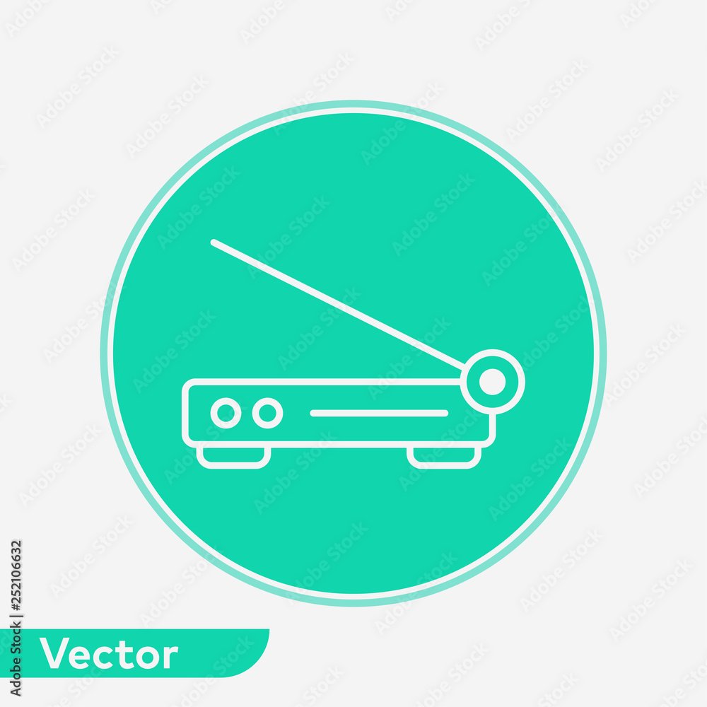 Document scanner vector icon sign symbol Document scanner vector icon sign symbol