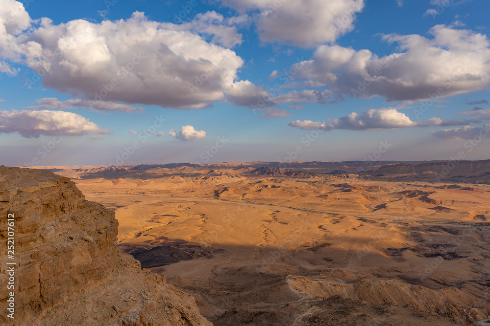The Landscape in Ramon Crater, Israel