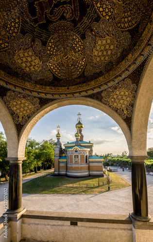 Russian churche on the Mathildenhöhe in Darmstadt
