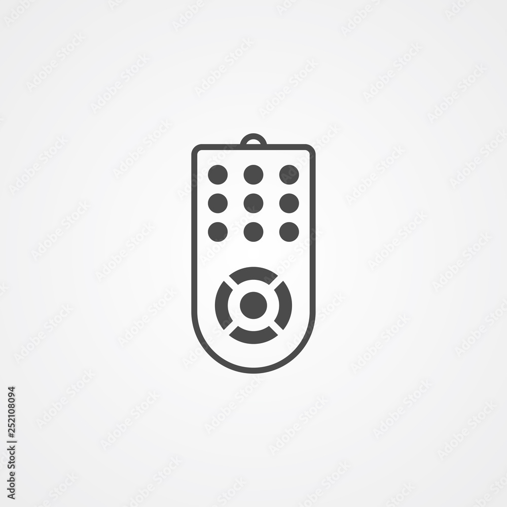 Remote control vector icon sign symbol Remote control vector icon sign symbol