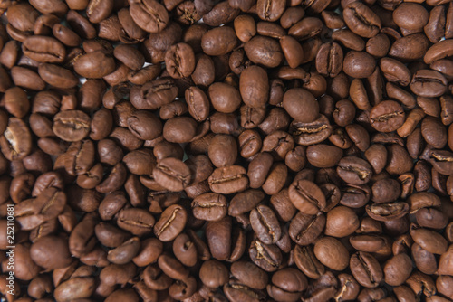 Coffee Beans Textured Background