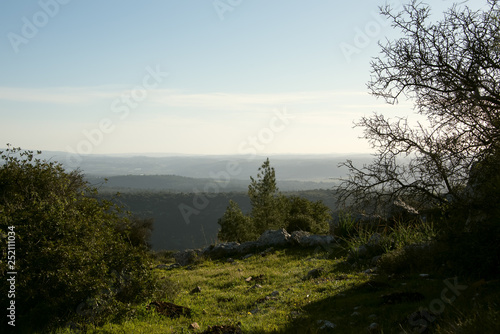 View of the Jerusalem hills. Khirbet Hanot. Israel . photo