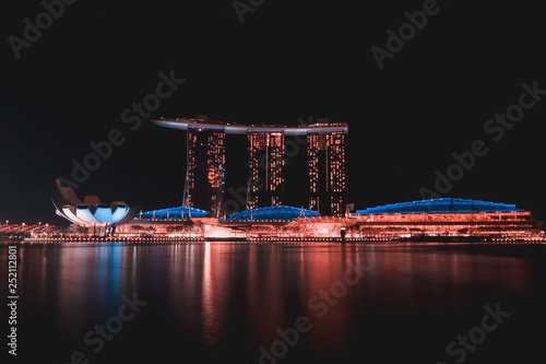 The night from singapore city