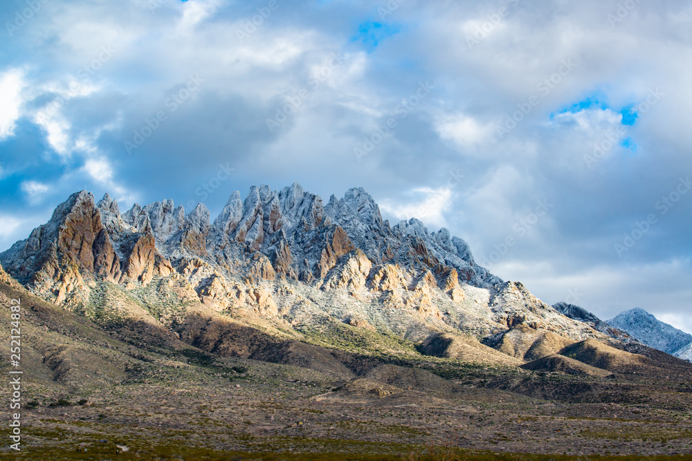 Beautiful snow capped Organ Mountains Beautiful snow capped Organ Mountains