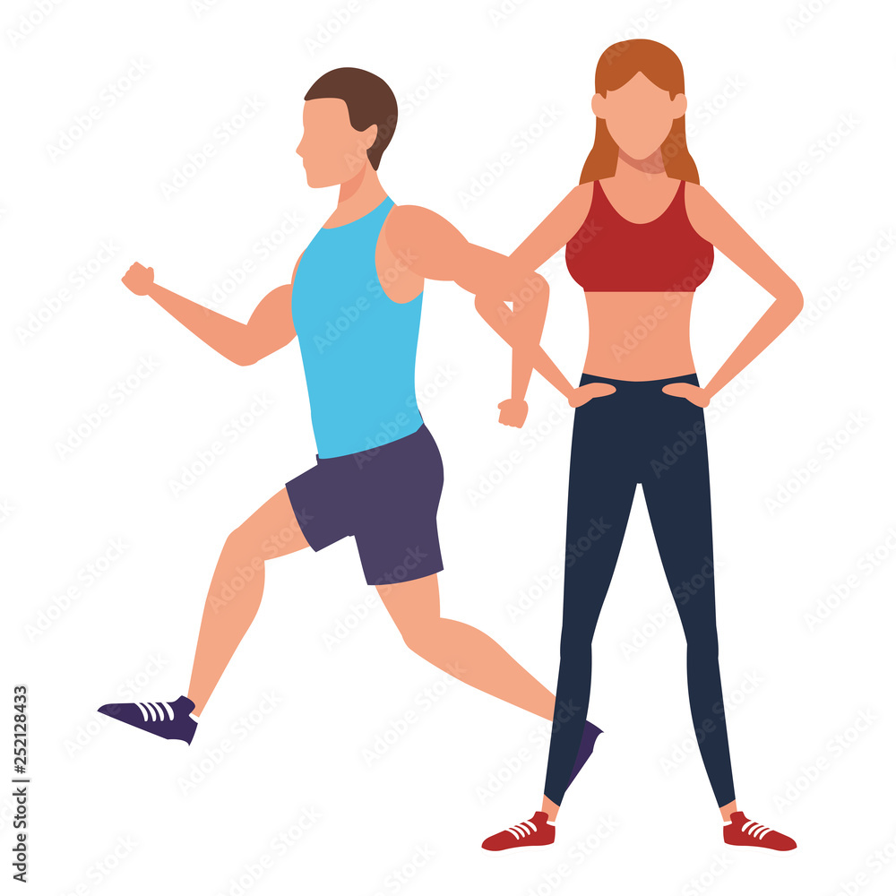 couple working out couple working out