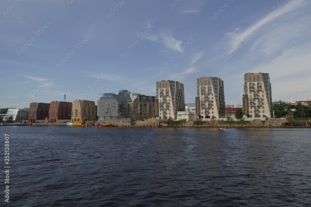 Fototapeta premium New building. The City Of Arkhangelsk, Russia