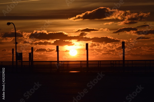 View of sunrise from the boardwalk © MRoseboom