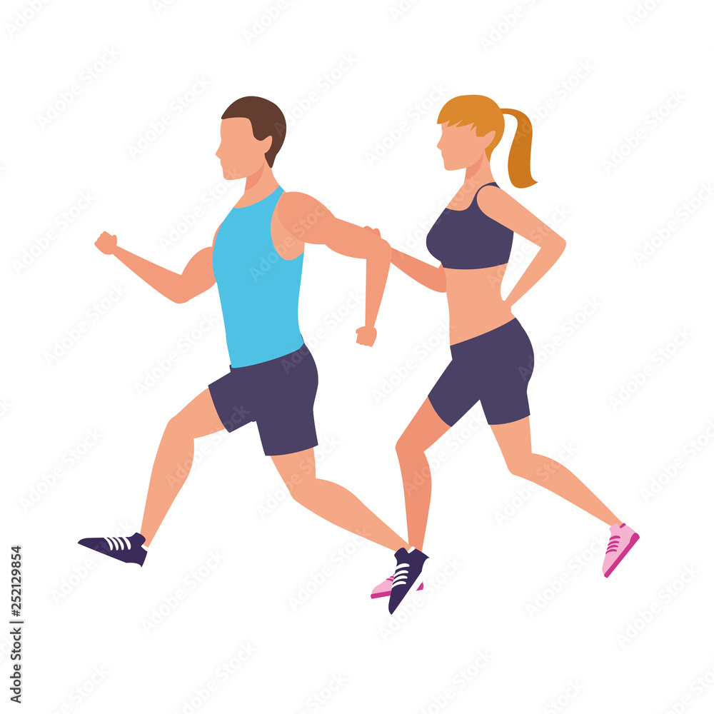 couple working out couple working out