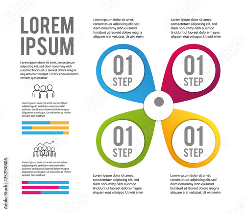 infographic proccess strategy and plan information