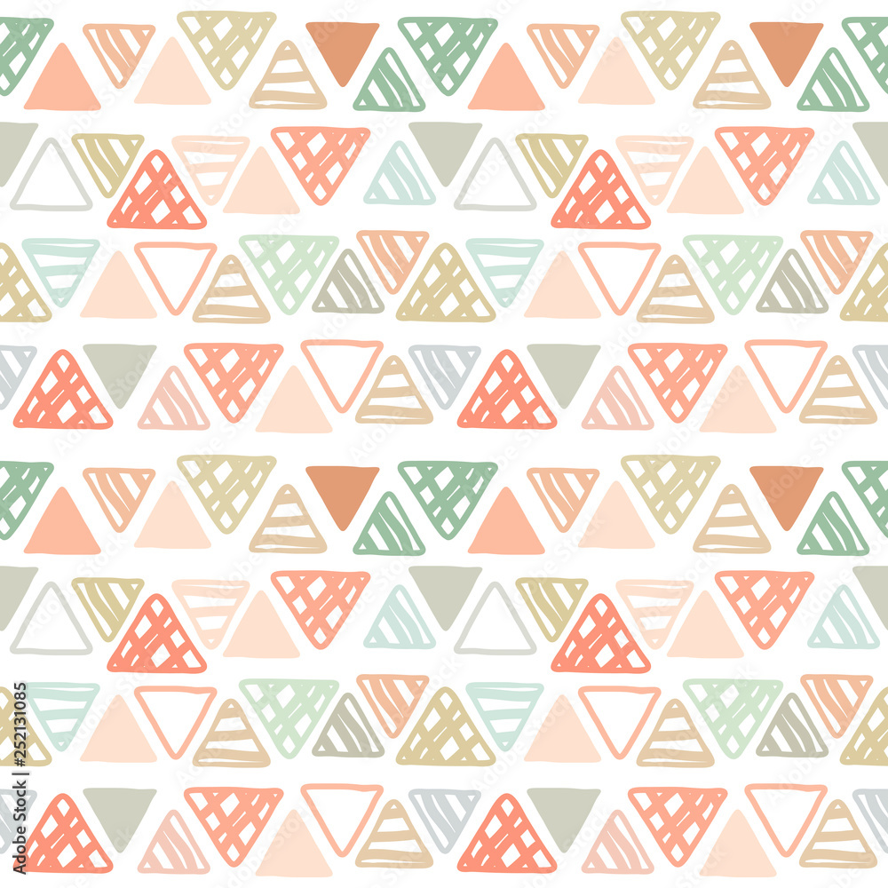 doodle triangle pattern doodle triangle pattern