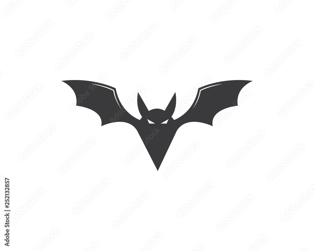 Obraz premium bat ilustration vector icon logo