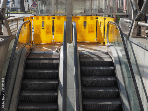 Out of service escalator photo