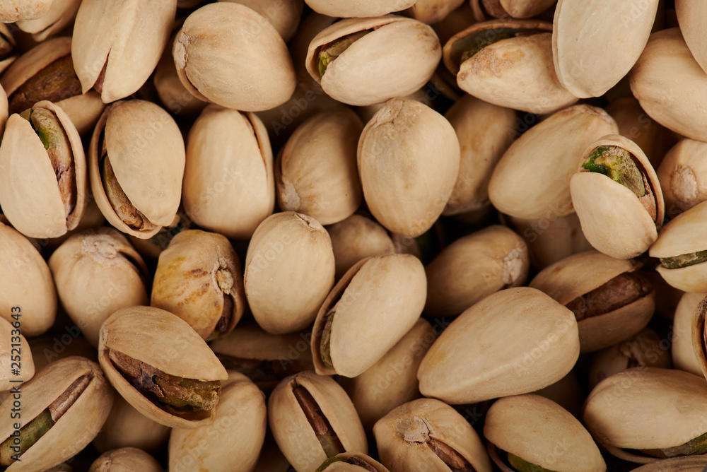 Close up of dry pistachios nuts Close up of dry pistachios nuts