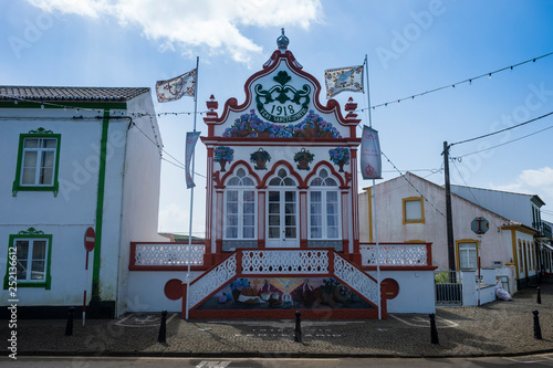 Portugal, Azores, Island of Terceira, Vila Sao Sebastiao, Imperio do Espirito Santo de Sao Sebastiao photo