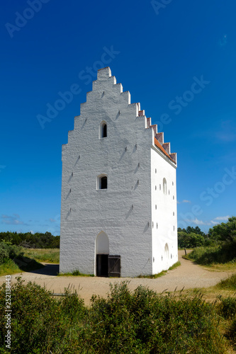 Denmark, Jutland, Skagen, silted up Church of St Laurentius photo