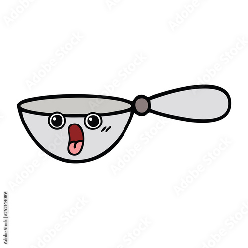 cute cartoon measuring spoon