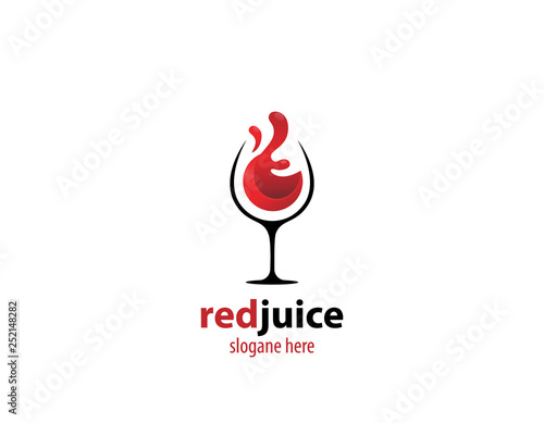 Red wine logo