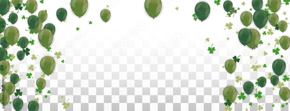 Vector illustration Design banner on St. Patrick's Day. effect clover. Simple banner for the site, shop, Vector illustration Design banner on St. Patrick's Day. effect clover. Simple banner for the site, shop,