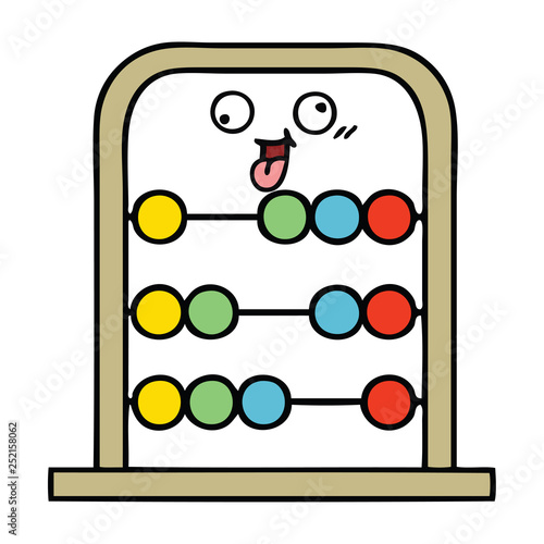 cute cartoon abacus