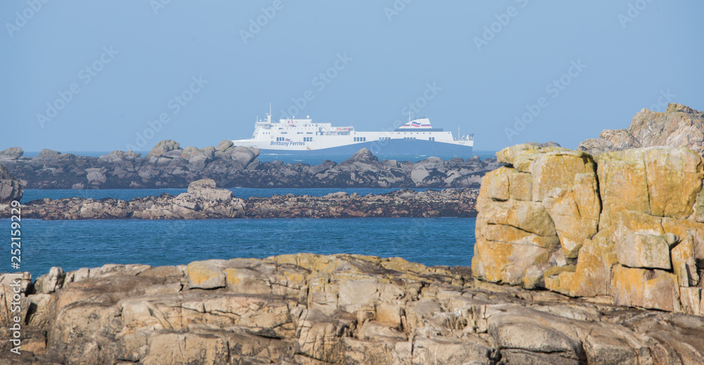 Férie archipel de Ouessant Finistère nord Bretagne France