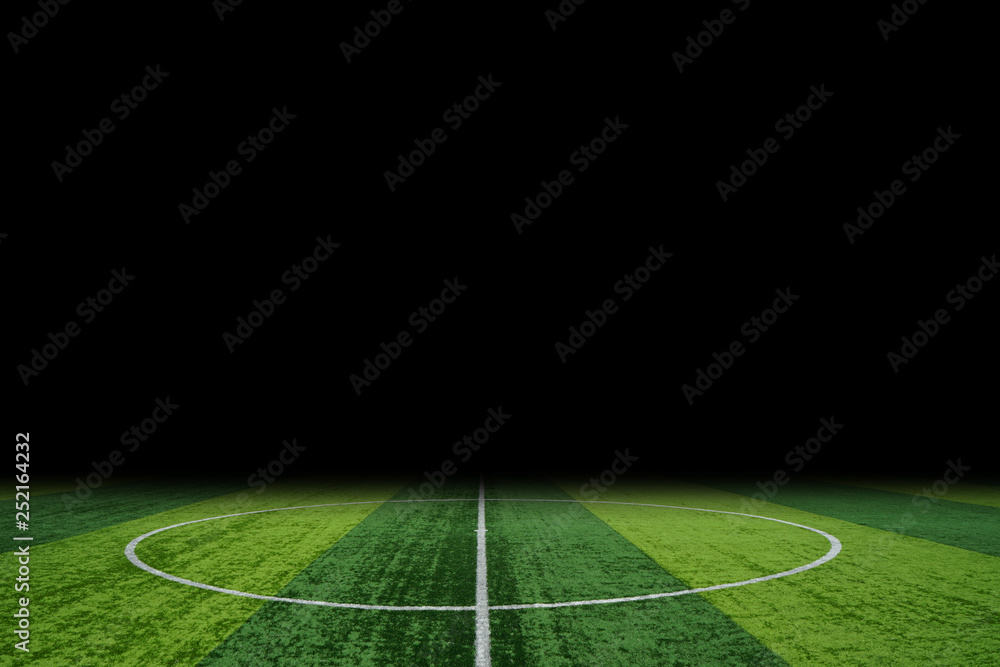Obraz premium soccer field with a ball