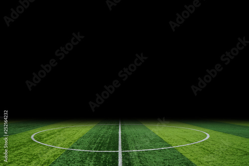 soccer field with a ball © somkanokwan