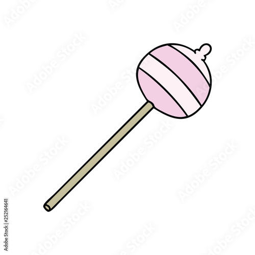 quirky hand drawn cartoon lolipop