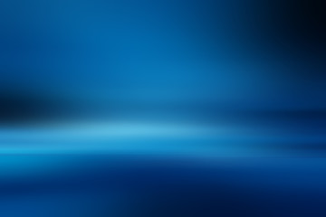 perspective floor backdrop blue room studio with light blue gradient spotlight backdrop background for display your product or artwork 