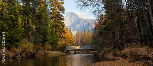 Beautiful American Landscape in Yosemite National Park, California, United States. photo