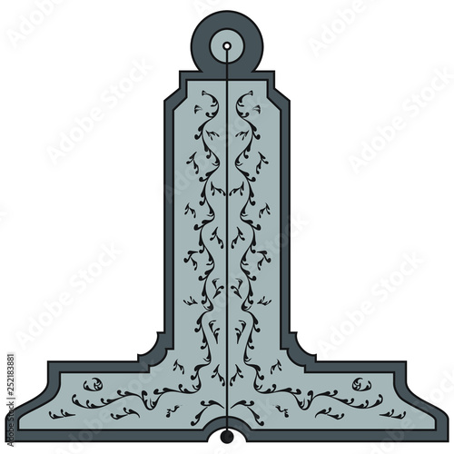 Masonic symbol of Senior Warden for Blue Lodge Freemasonry
