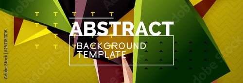 3d triangular shapes geometric background. Origami style pattern with triange shapes for decorative design. Poster design. Line design. Modern presentation template