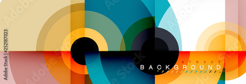 Abstract background circle design