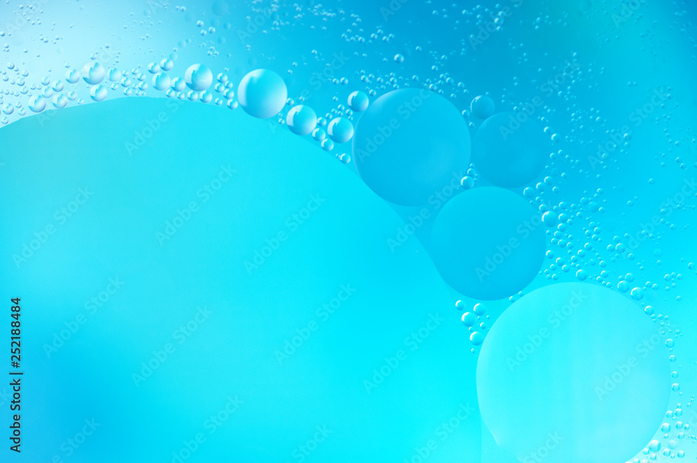 Blue colored abstract background with bubbles Blue colored abstract background with bubbles