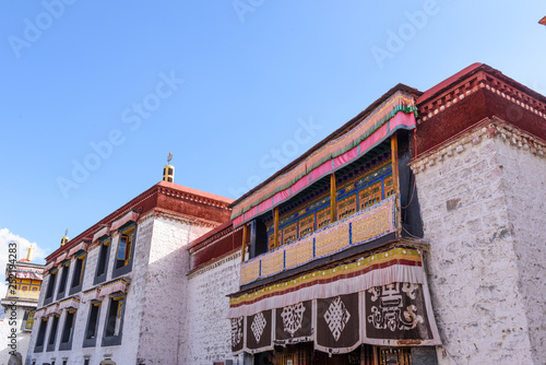 View of The Jokhang (also known as the Qoikang Monastery, Jokang, Jokhang Temple, Jokhang Monastery and Zuglagkang), photo