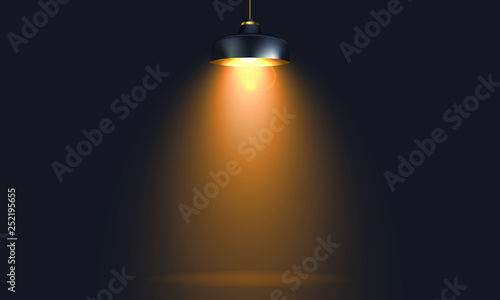REALISTIC LAMP WITH LIGHT